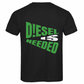 T-SHIRT D!MS - DIESEL IS NEEDED BLACK